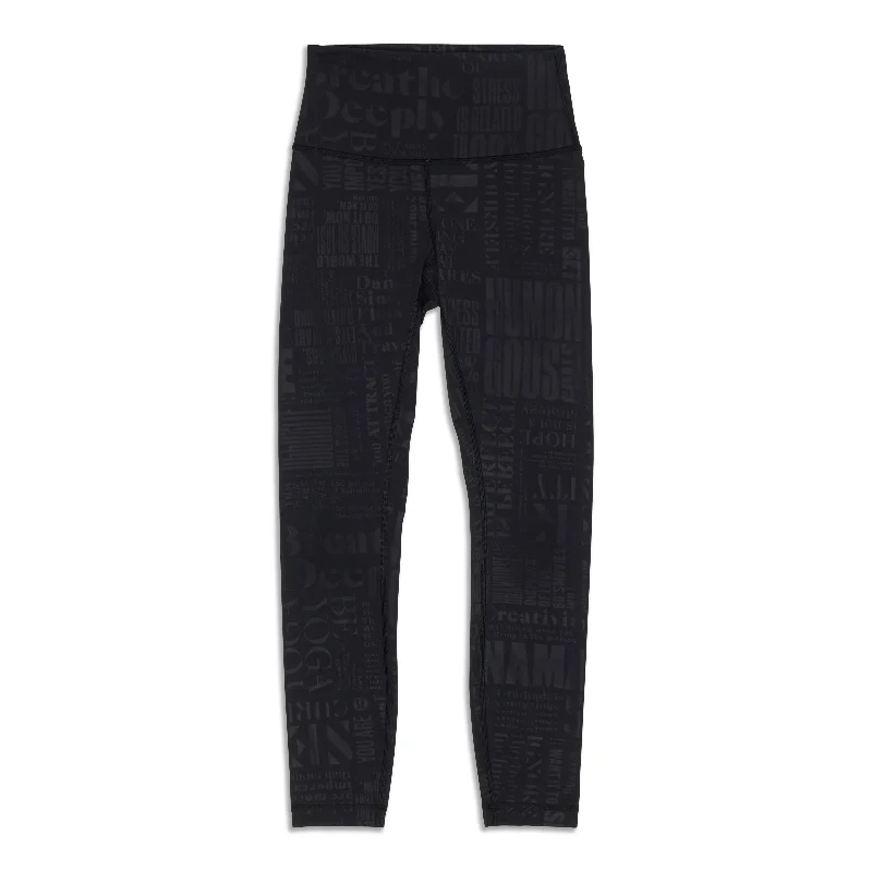 Wunder Under High Rise Legging - Resale Fashionable Embroidered Detail Leggings
