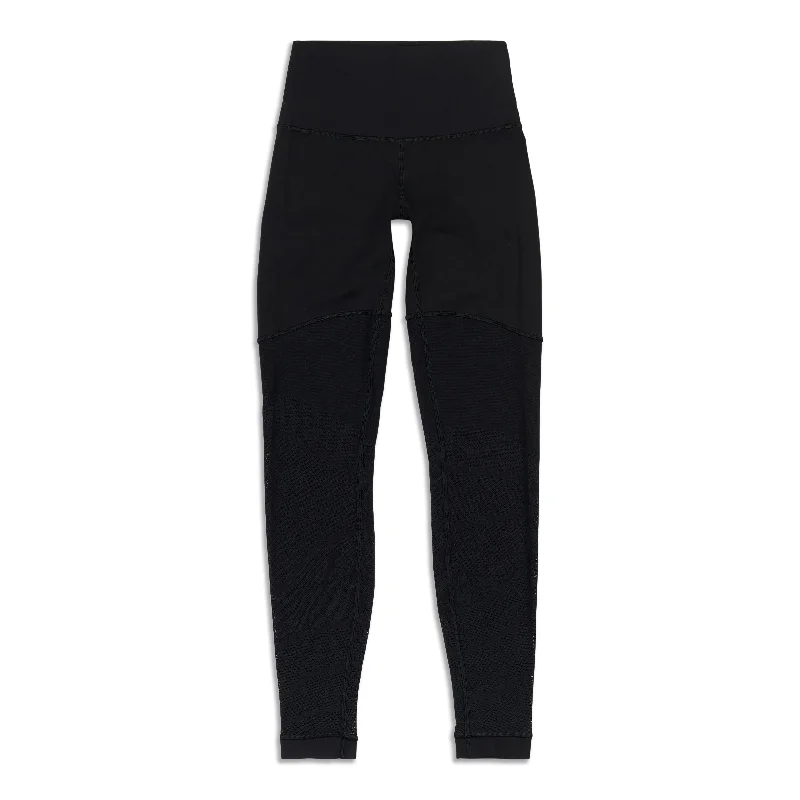 Sheer Will High Rise Legging - Resale Cozy Mid-Rise Workout Leggings