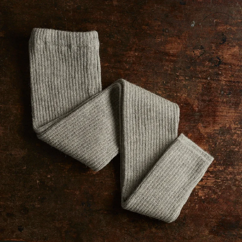 Womens Alpaca Rib Leggings - Dove Cozy Warmth Leggings