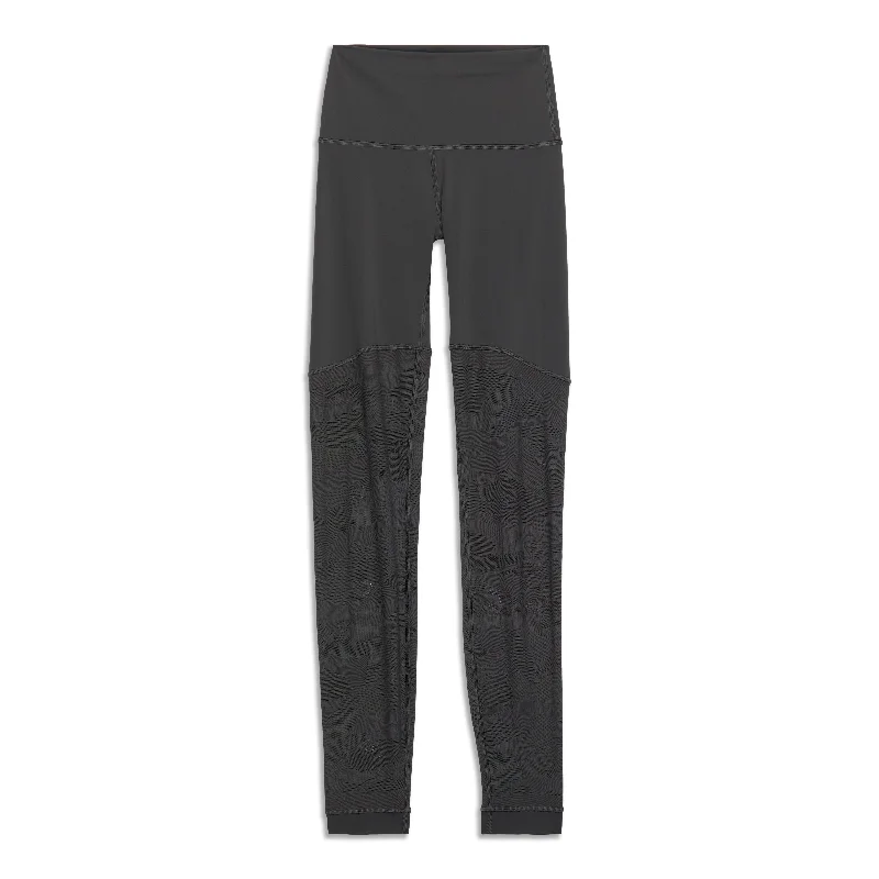 Sheer Will High Rise Legging - Resale Stylish Capri Leggings