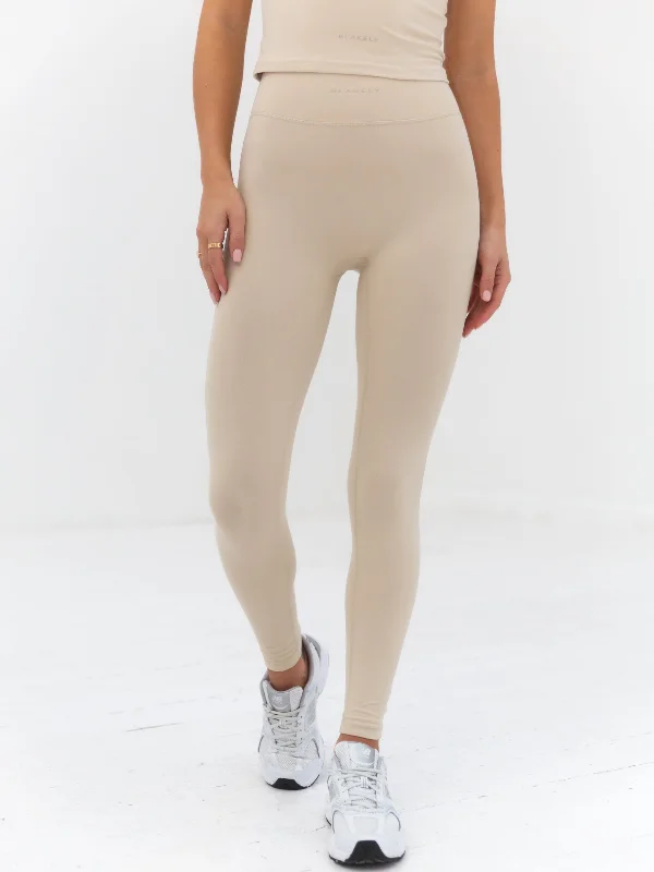 Ultimate Soft Leggings - Bone Casual Slim-Fit Leggings