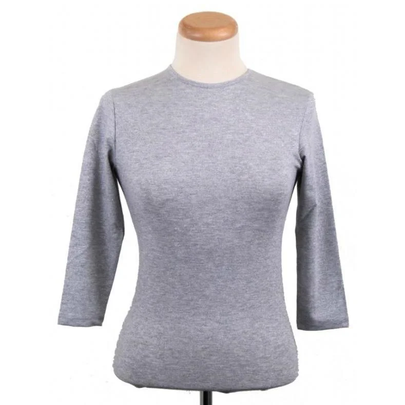 Womens 3/4 Sleeve Modal T-shirts Chenille Fabric Brocade Fabric Lace Fabric