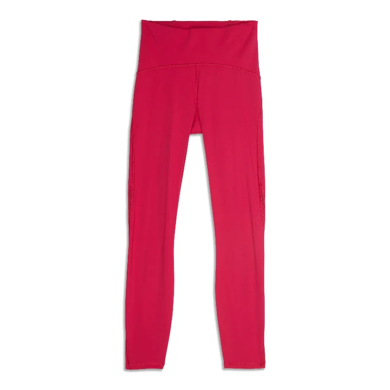 Train Times High Rise Legging - Resale Trendy Black Mesh Leggings