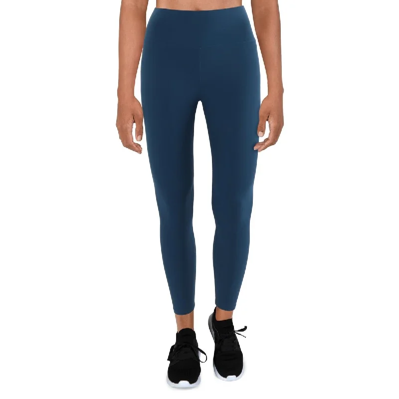 Sage Womens Mid Rise Knit Leggings Elegant Satin Finish Leggings