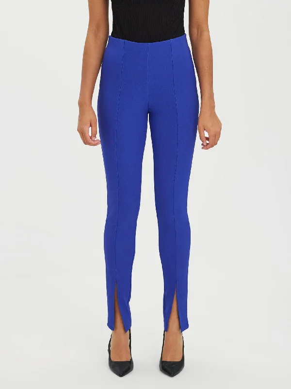 Γυναικείο παντελόνι ριπ VMRUTA H/W SLIM SLIT LEGGINGS VIP 10280261 | 10280261 Elegant Embellished Leggings