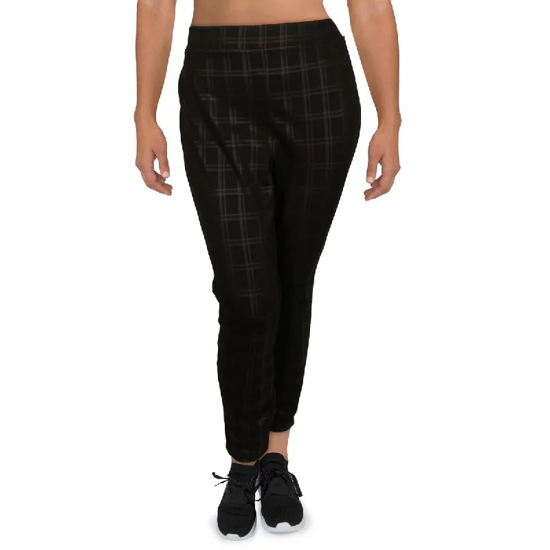 Vince Camuto Womens Plus Plaid Pull On Leggings Cozy Full-Length Workout Leggings