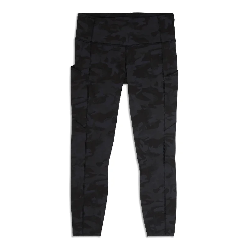 Fast And Free High Rise Legging - Resale Trendy Side-Pocket Leggings