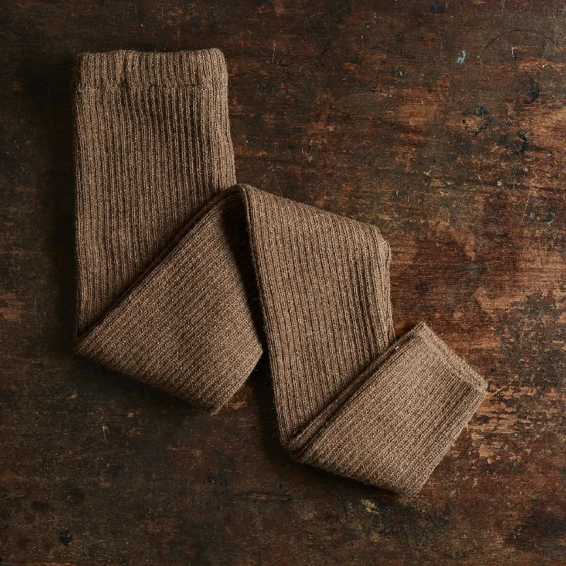 Womens Alpaca Rib Leggings - Cocoa Chic Velvet Soft Leggings