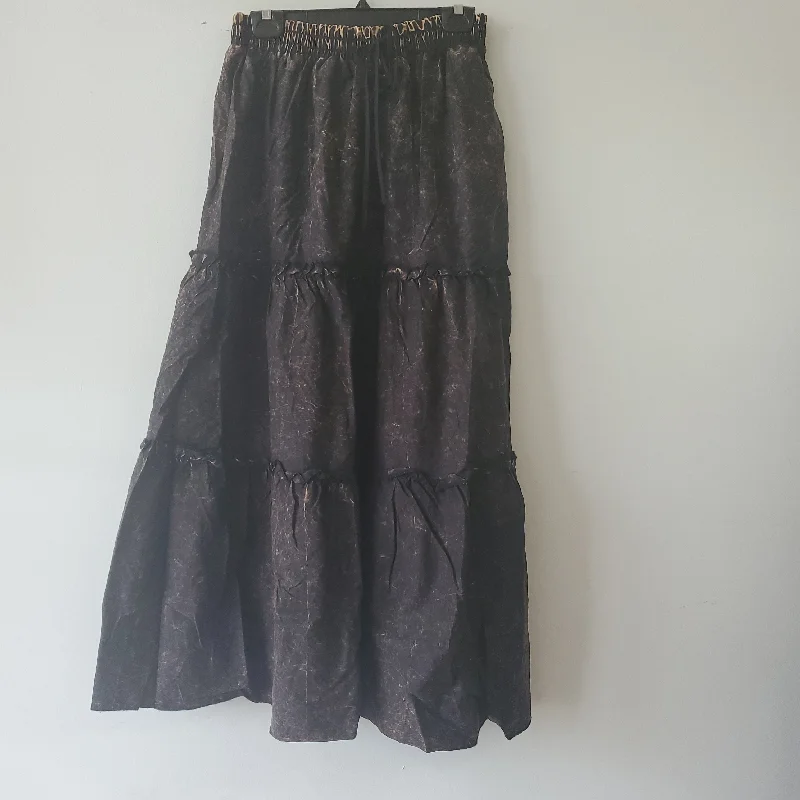 Tiered Plus Skirt high waist skirt