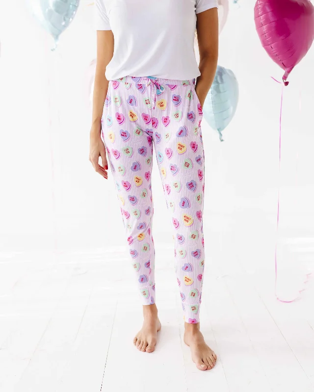 Sweethearts® Pink Stripe Women's Pants Fashionable Track Pants
