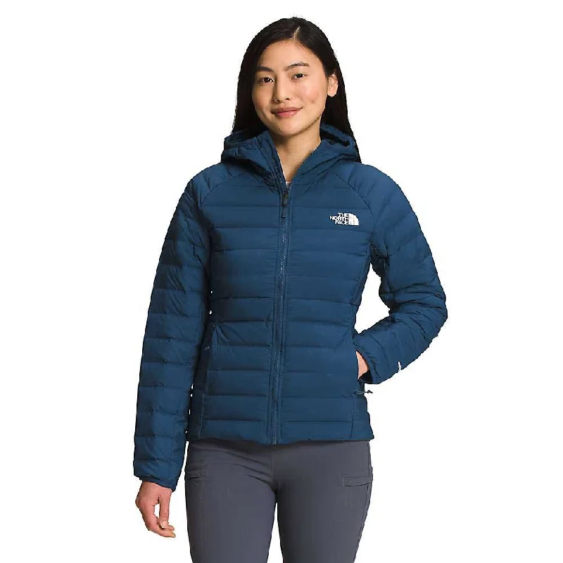 The North Face Womens Belleview Stretch Down Hoodie Hoodie Crop Top Short Trendy