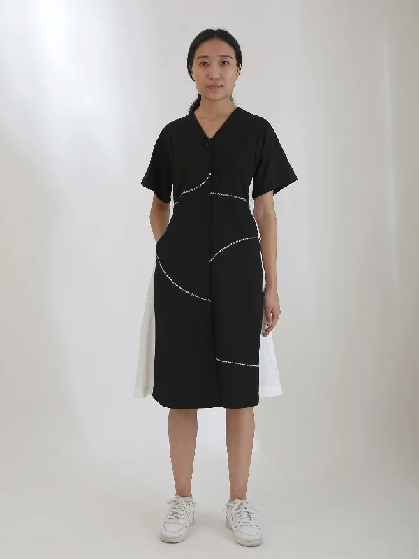 Back Drawstring Dress Tunics Sale discount