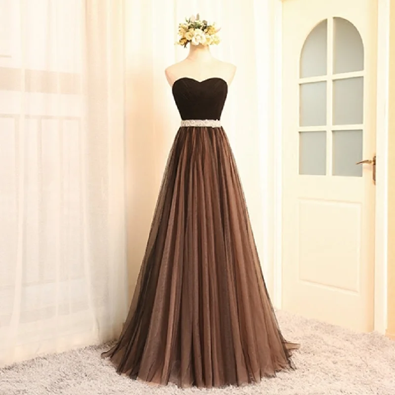 Long Prom Dresses, Tulle Prom Dresses, Sweet Heart Party Prom Dresses, Rhinestone Evening Dresses, Backless Prom Dresses , Floor-Length Prom Dresses, LB0437 Bodycon Club Sequined