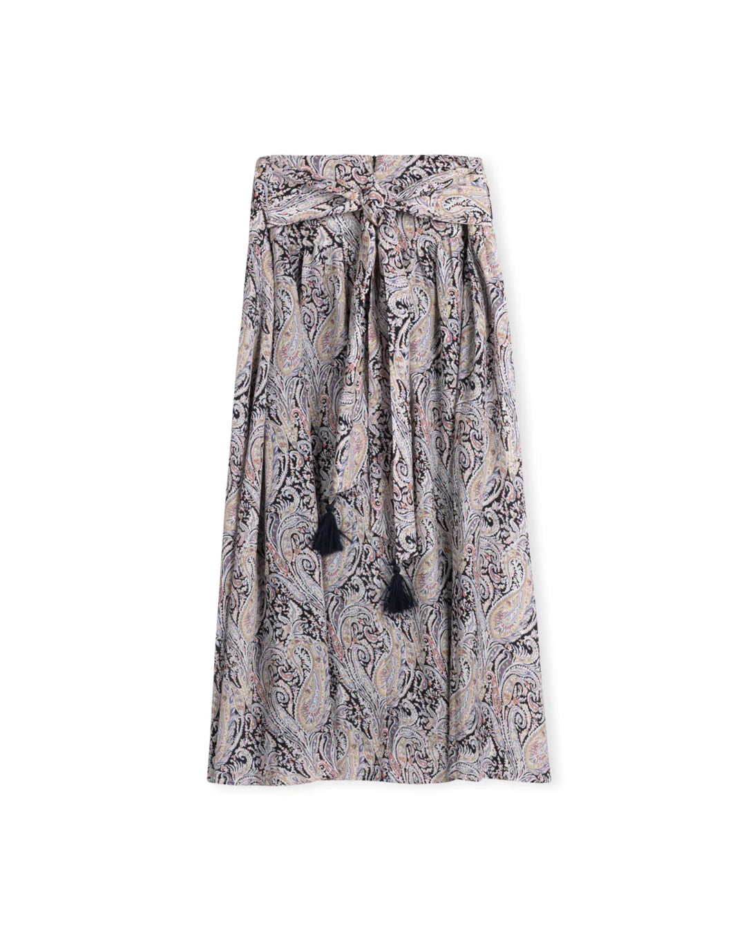 Chiffon Paisley Skirt silk skirt smooth