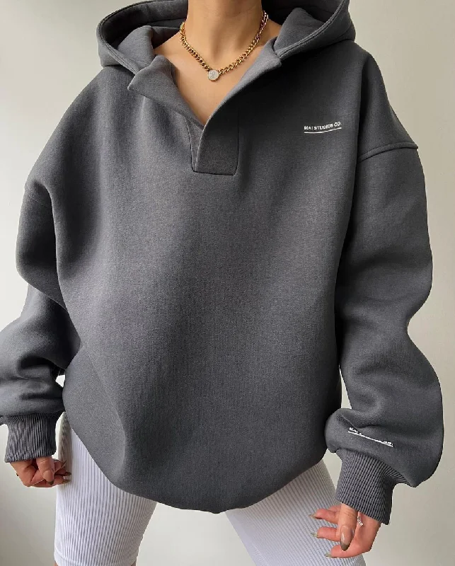 Wholesale Velvet Hooded Printed Long-sleeved Basic and Versatile Sweatshirt Hoodie with Pocket Utility Practical