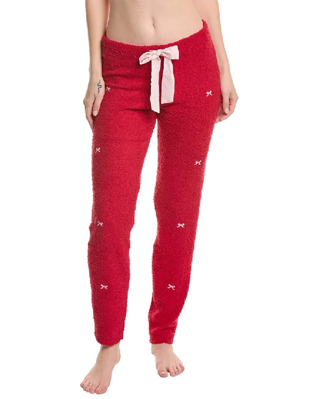 Honeydew Intimates Snow Angel Chenille Jogger Pant Trendy Velvet Pants