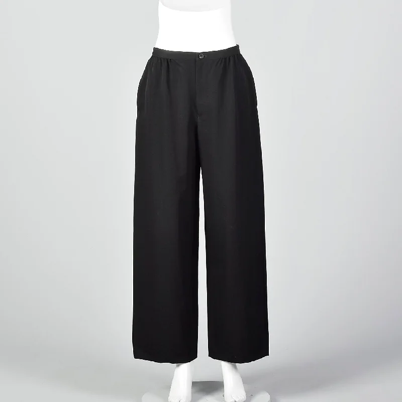 Large Issey Miyake 1990s Wide Leg Pants Casual Wide Pants