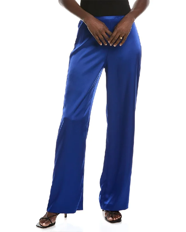 St. John Liquid Satin Pant Soft Stretch Trousers