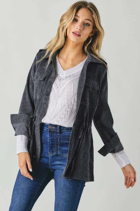 Off To Billings Jacket One-Shoulder Jacket Off-the-Shoulder Jacket Asymmetrical Jacket