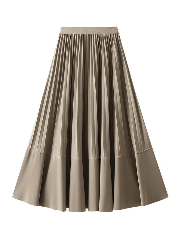 High Waist Slim Big Swing Skirt low waist skirt