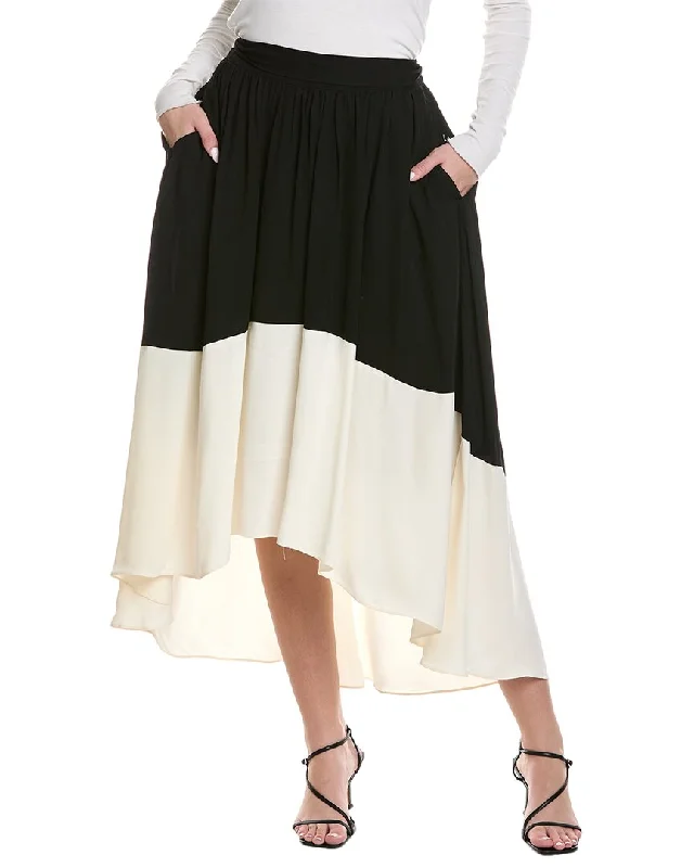 Reiss Emma Skirt ruffled skirt detail