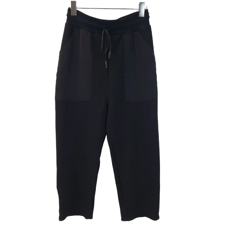 Suki + Solaine Textured Casual Capri Pants Size XS Relaxed High-Waist Trousers