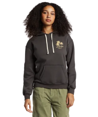 Women's Billabong Livin' The Dream Hoodie Hoodie with Batwing Sleeves Loose Dramatic
