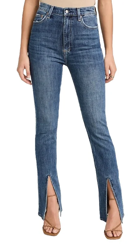 Women's Colleen Pants In Willow Trendy High-Waist Trousers
