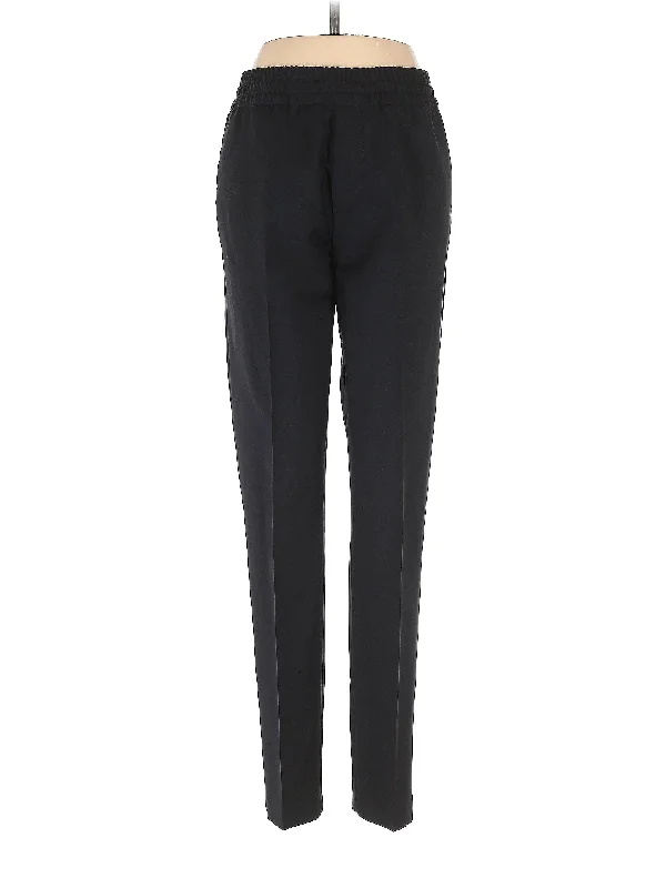 Wool Pants Classic Bootcut Trousers