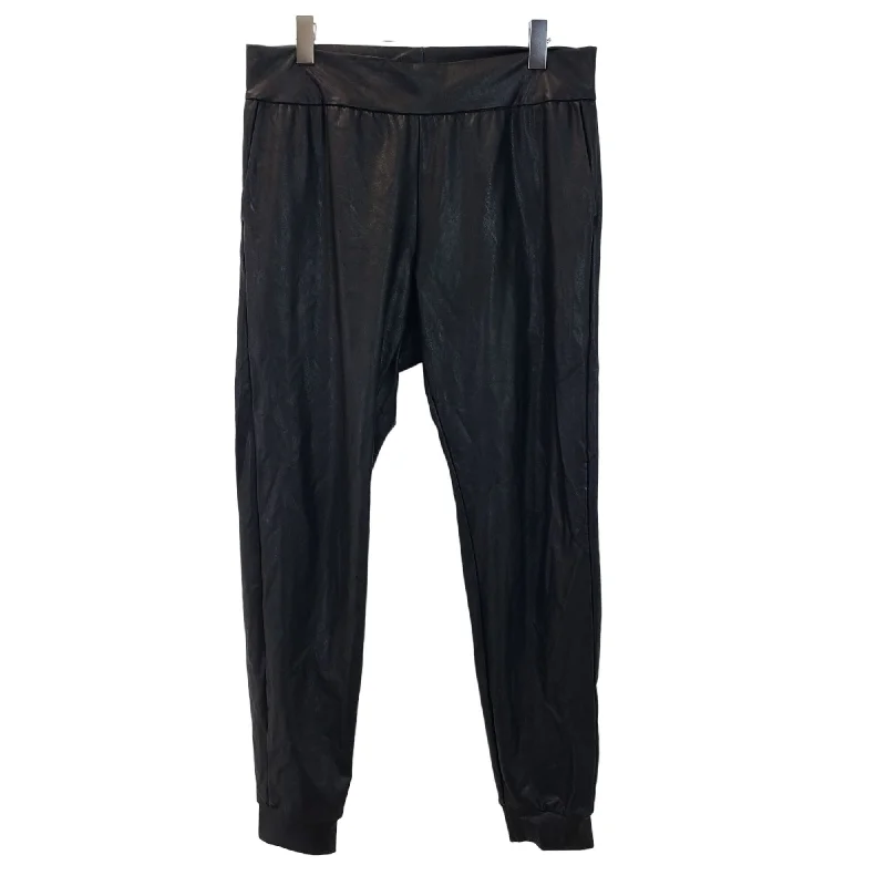 Commando Vegan Leather Jogger Pants Size Large Classic Straight Pants