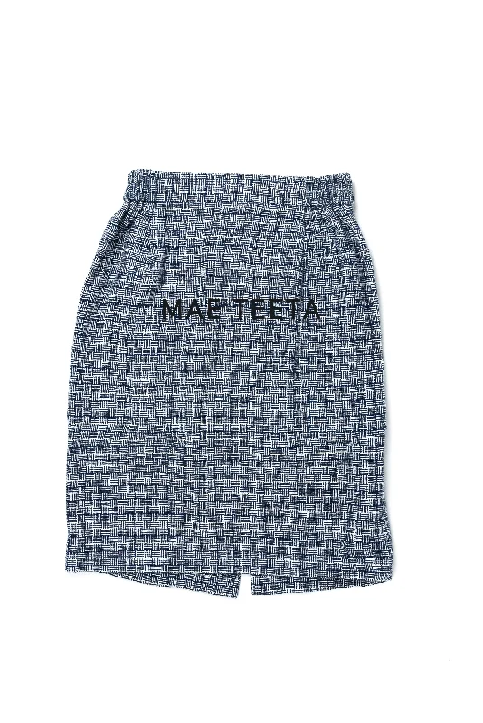 A Line Skirt Turtle Shell wool skirt sturdy