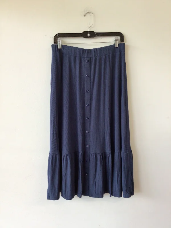 Microribbed Low Ruffle Skirt 068 cashmere skirt soft