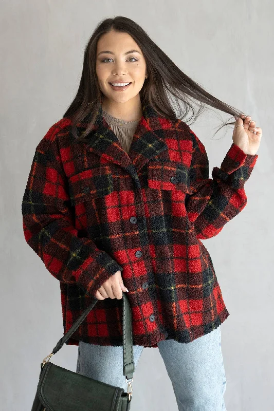 Raven Plaid Flannel Jacket Herringbone Jacket Houndstooth Jacket Plaid Jacket