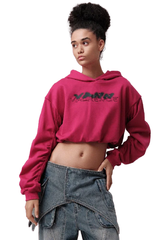 Cinched Waist Lantern Sleeve Hoodie Hoodie with Lining Warm Insulated