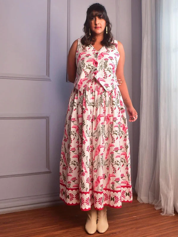 Anya Skirt Set corduroy skirt cozy