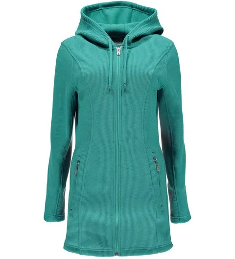 Spyder Women's Endure Long Full Zip Mid Weight Stryke Jacket V-Neck Jacket Boat Neck Jacket Square Neck Jacket