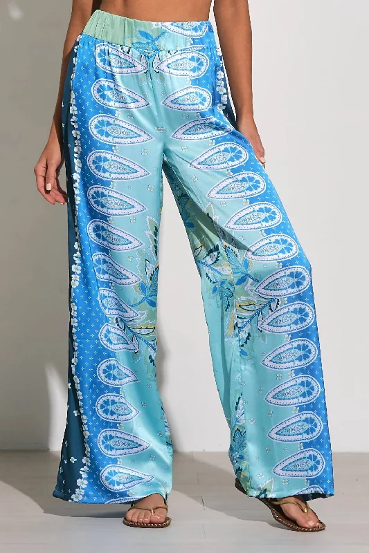 Zade Pant In Abstract Print Classic Stretch Pants