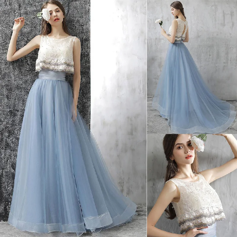 Long Prom Dresses, Organza Prom Dresses, Floor-Length Party Prom Dresses, Two Pieces Prom Dresses, Beading Prom Dresses, A-Line Prom Dresses, Applique Prom Dress, LB0657 Tunics Business professional