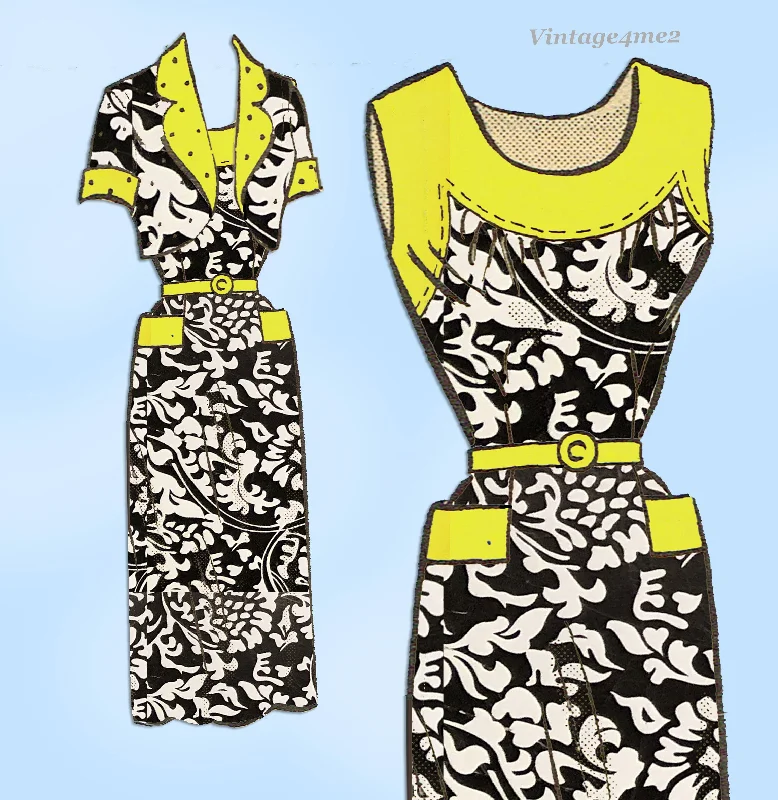 1950s Vintage Anne Adams Sewing Pattern 4606 Misses Sun Dress Size 34 Bust Tunics Versatile functional 1950s Vintage Anne Adams Sewing Pattern 4606 Misses Sun Dress Size 34 Bust Tunics Versatile functional