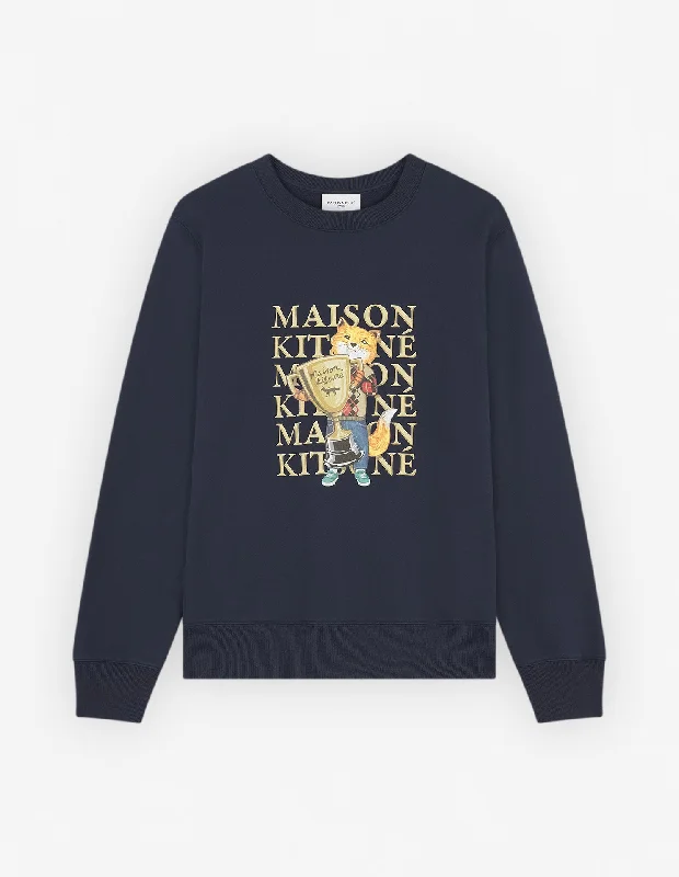 Fox Champion Regular Sweatshirt Navy Oversized Hoodie Comfort Casual