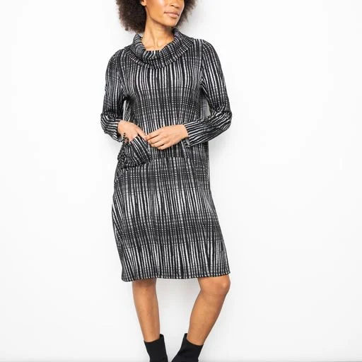 Graphic Drawstring Dress Tunics Fall fleece