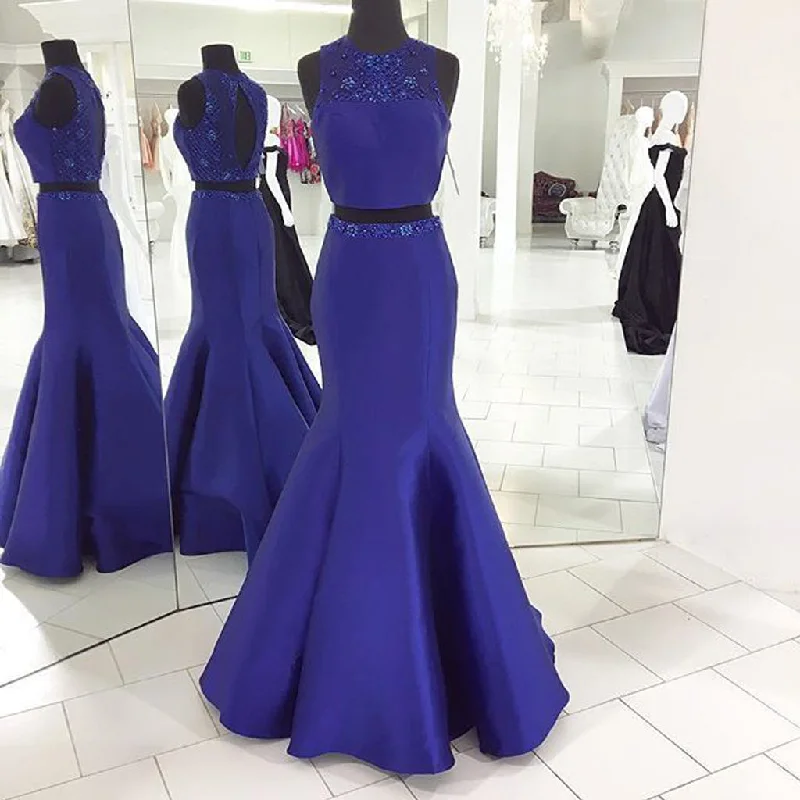 Long Prom Dresses, Satin Prom Dresses, Open Back Party Prom Dresses, Beading Prom Dresses, Two Pieces Prom Dresses, Mermaid Prom Dresses Online, LB0628 Tunics Formal black