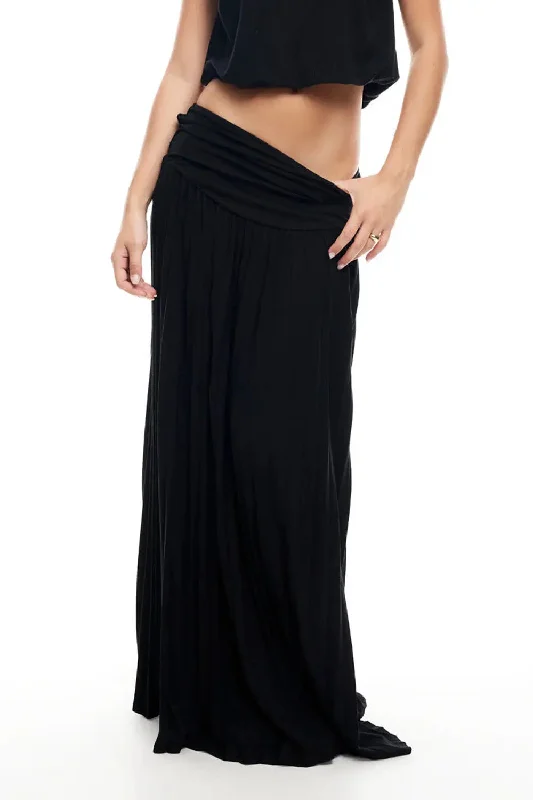 Field Of Dreams Maxi Skirt denim skirt classic