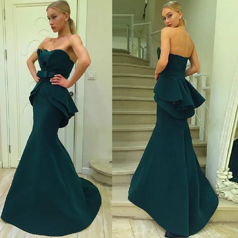 Sweet Heart Mermaid  Prom Dress, Double FDY Prom Dress,  Backless Vintage Prom Dress, KX176 Tunics Seasonal trendy