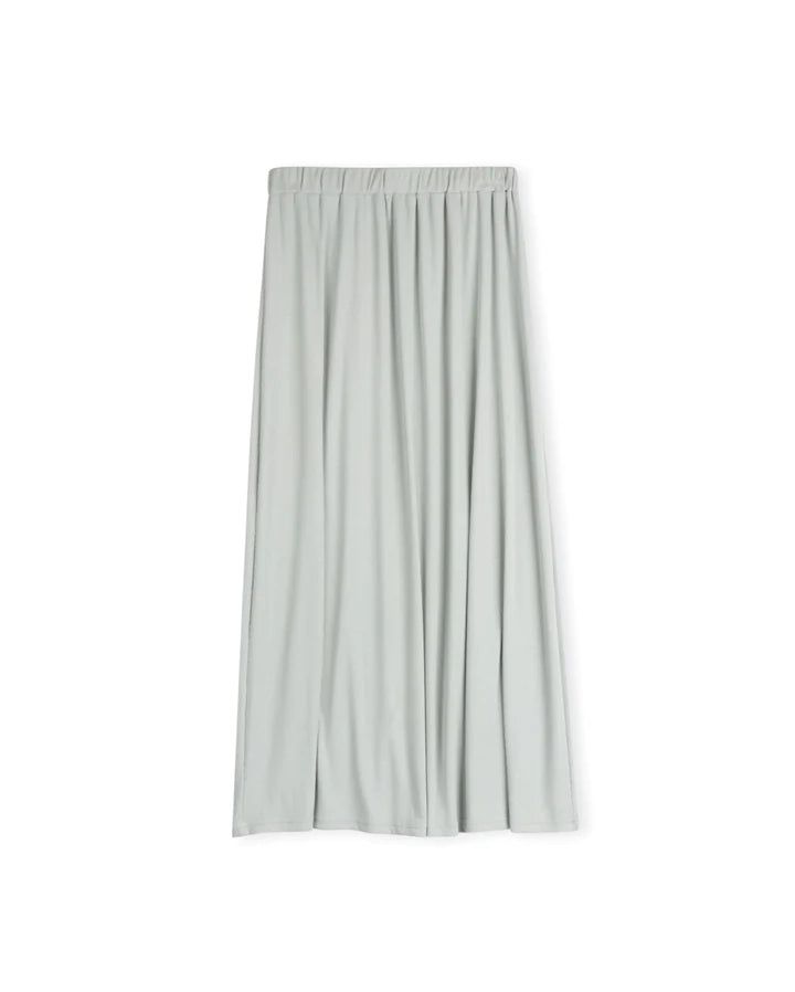 Brick Ribbed Skirt linen skirt relaxed