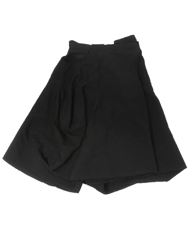 comme des garcons ss15 deconstructed skirt cashmere skirt fine