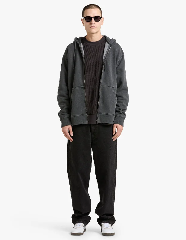 Sapigment Zip Hoodie 14485 - Black Hoodie with Mesh Breathable Sporty