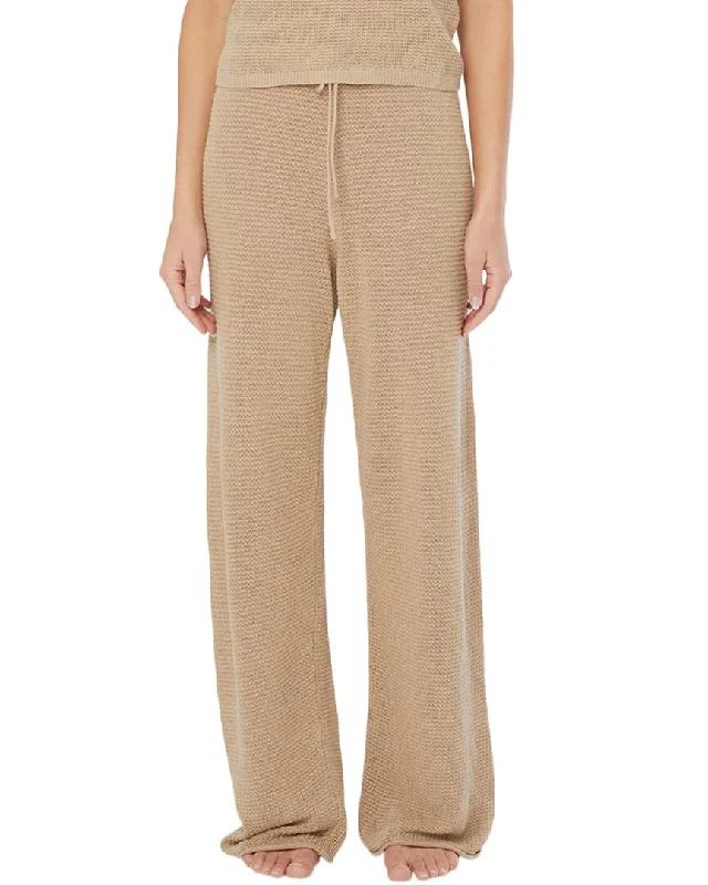 Onia Linen Knit Drawstring Pant Formal Slim Pants