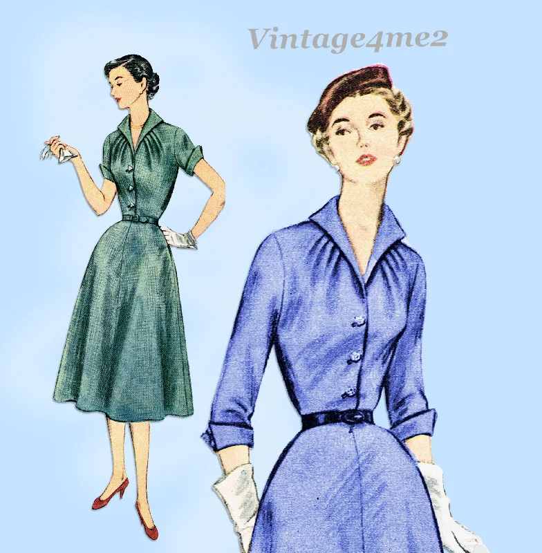 1950s Vintage Simplicity Sewing Pattern 3950 Misses' Afternoon Dress 32 Bust Tunics Practical durable 1950s Vintage Simplicity Sewing Pattern 3950 Misses' Afternoon Dress 32 Bust Tunics Practical durable