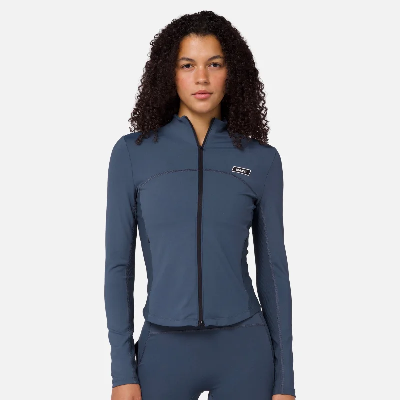 Stamina™ Womens Zip Front Jacket Chenille Fabric Brocade Fabric Lace Fabric